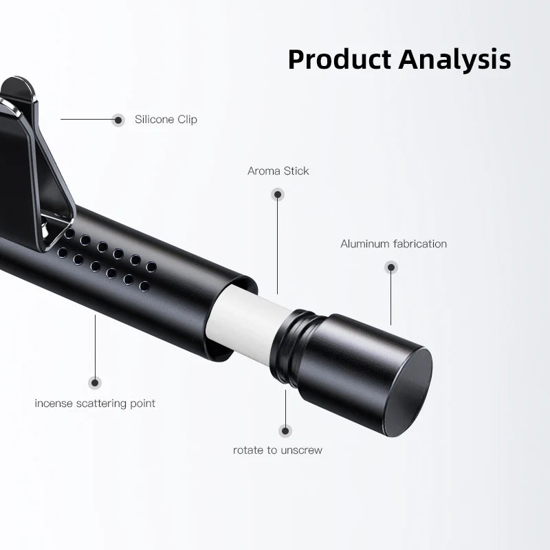 Diffuseur de parfum pour voiture -  pince de ventilation
