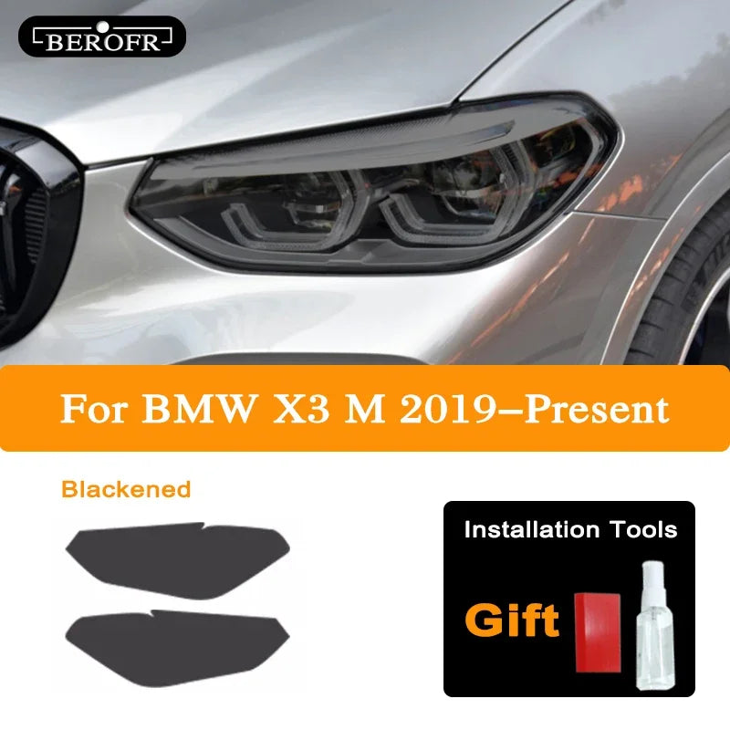 Film protecteur phare avant fumé ou transparent pour BMW