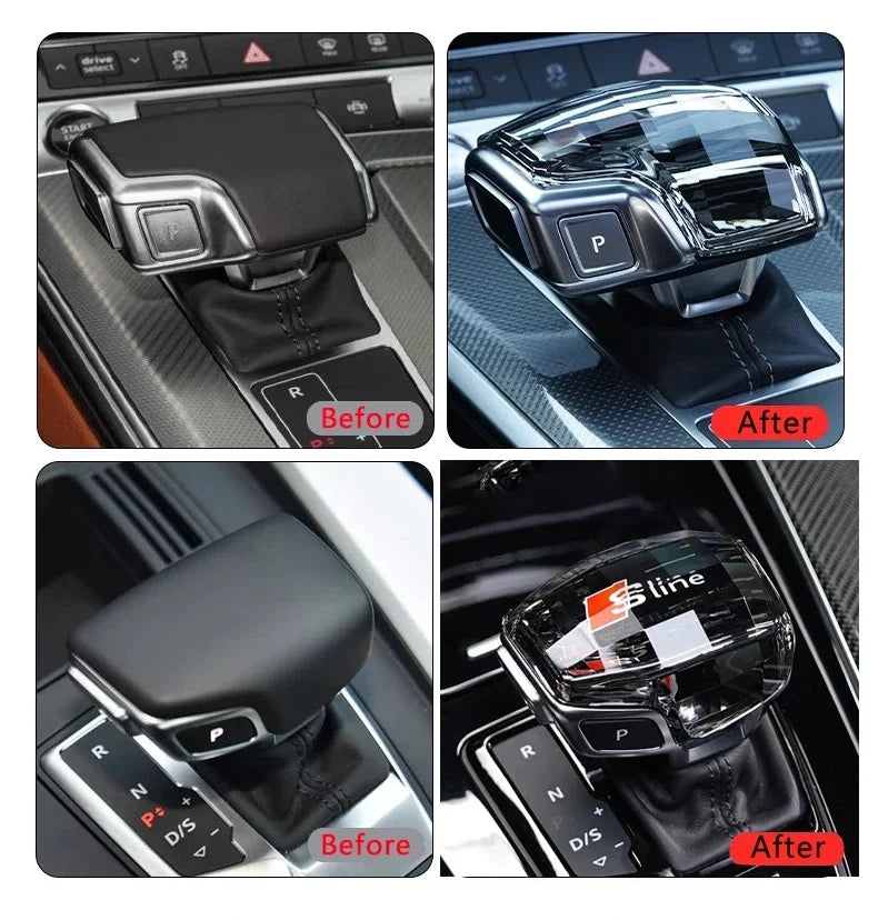 Cache levier de vitesse cristal pour Audi