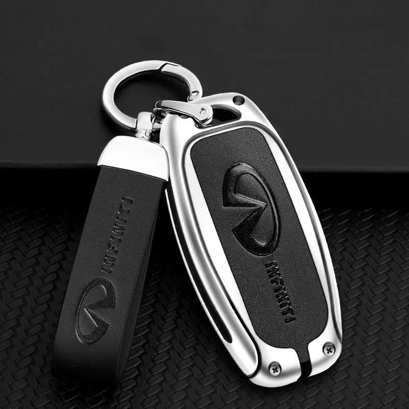 Coque de clé intelligente en alliage de zinc pour Infiniti
