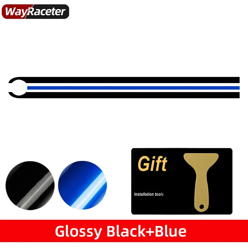 Bande adhésive capot décorative pour BMW