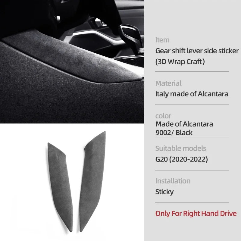 Cache Alcantara BMW G20/G28/G23