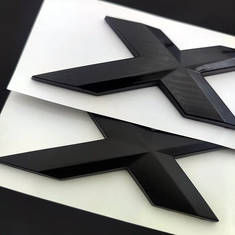 Logo Arrière BMW X5 Noir Mat 3D