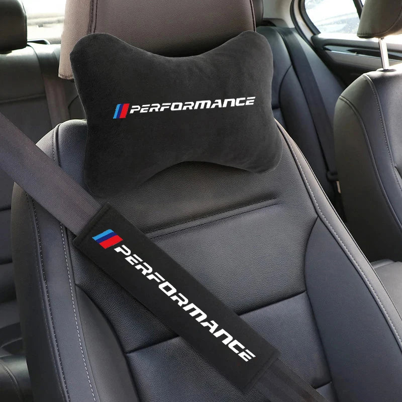 Ensemble d’appui-tête et de protections de ceinture pour BMW Performance