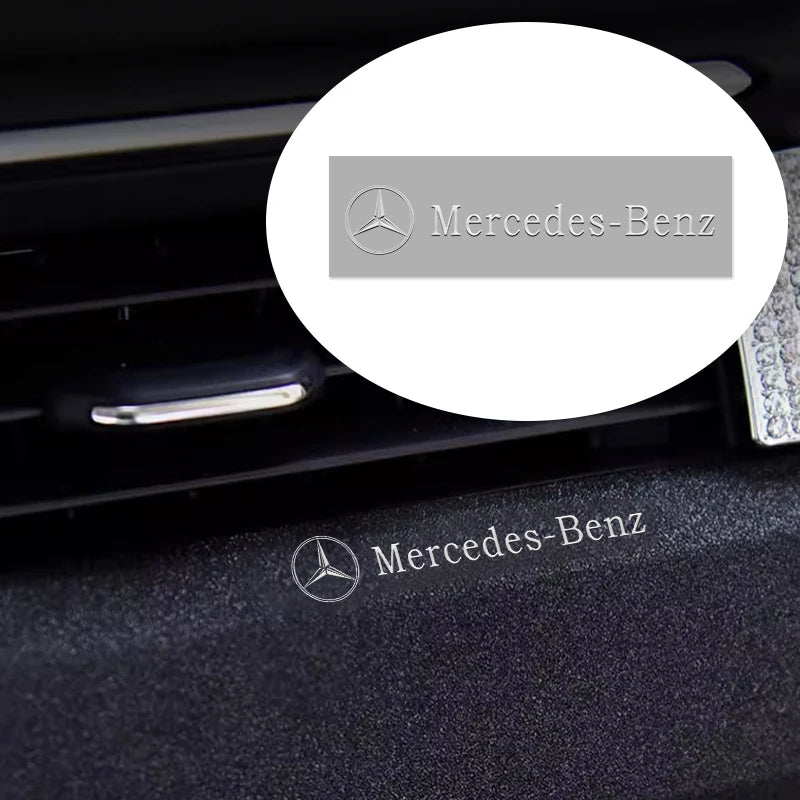 3D Metal Logo Letter Stickers for Mercedes Benz