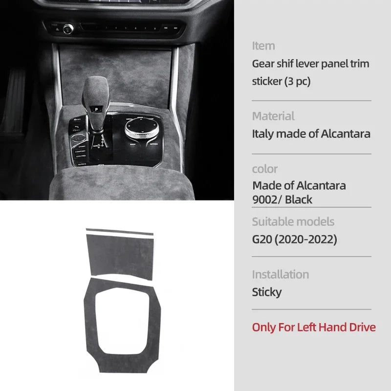 Cache Alcantara BMW G20/G28/G23