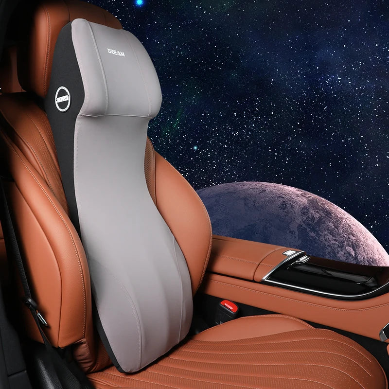 Coussin de soutien lombaire et appui-tête en mousse à mémoire