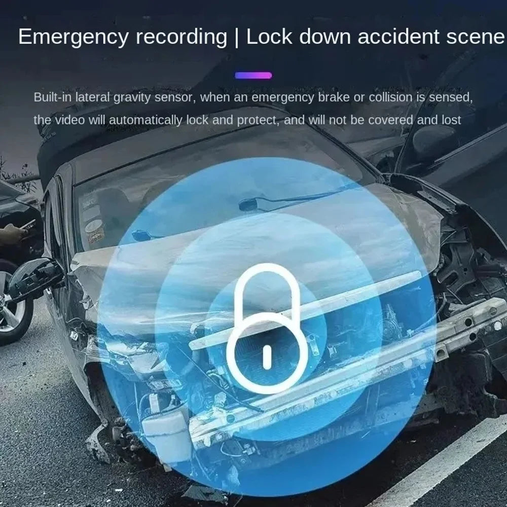 Caméra embarquée 1080P XUSHIDZ avec vision nocturne et enregistrement en boucle