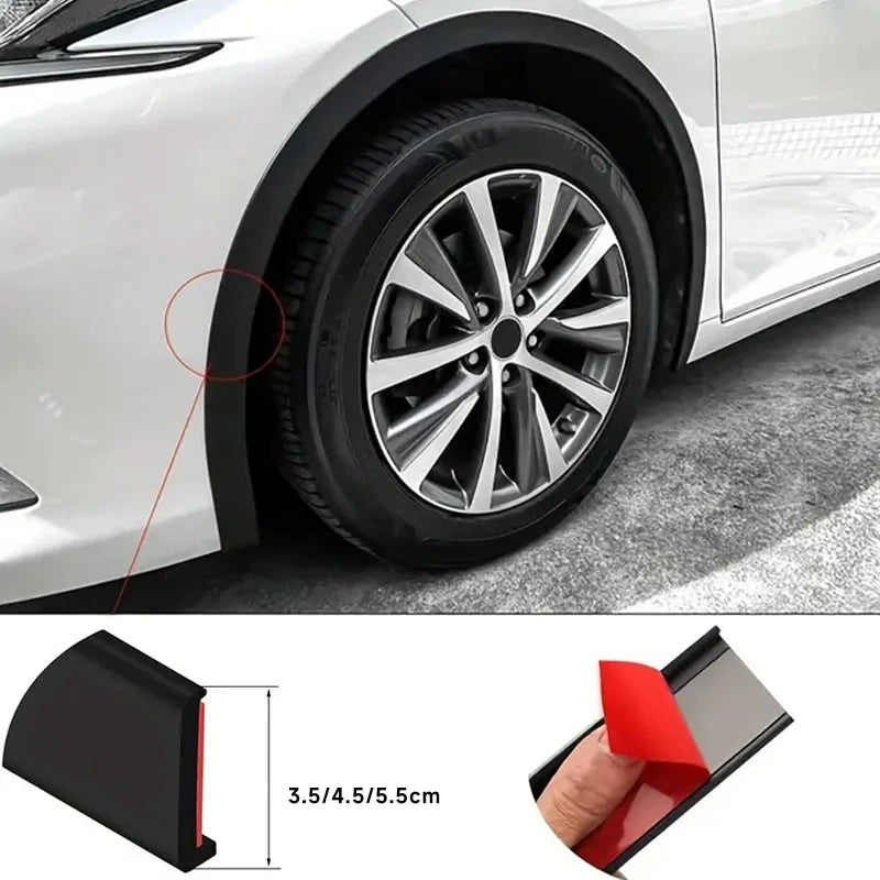 Bandes de protection anti-collision pour passages de roue et ailes de voiture (lot de 2)