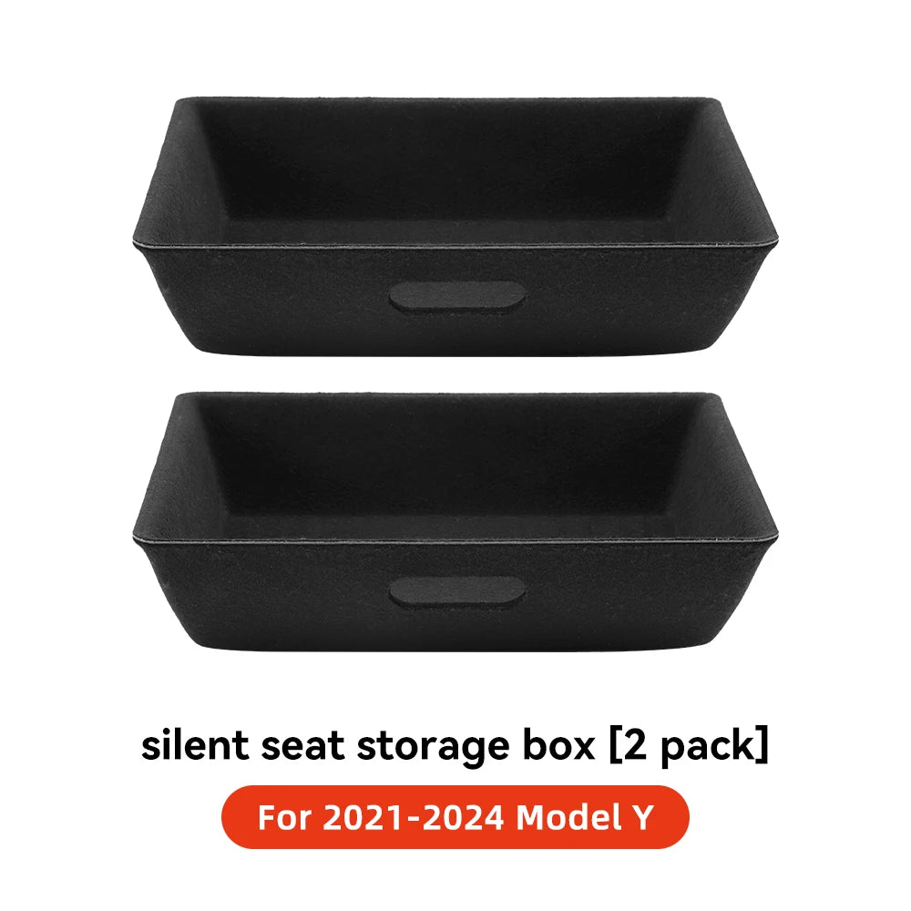 Boîte de rangement cachée sous siège pour Tesla Model Y