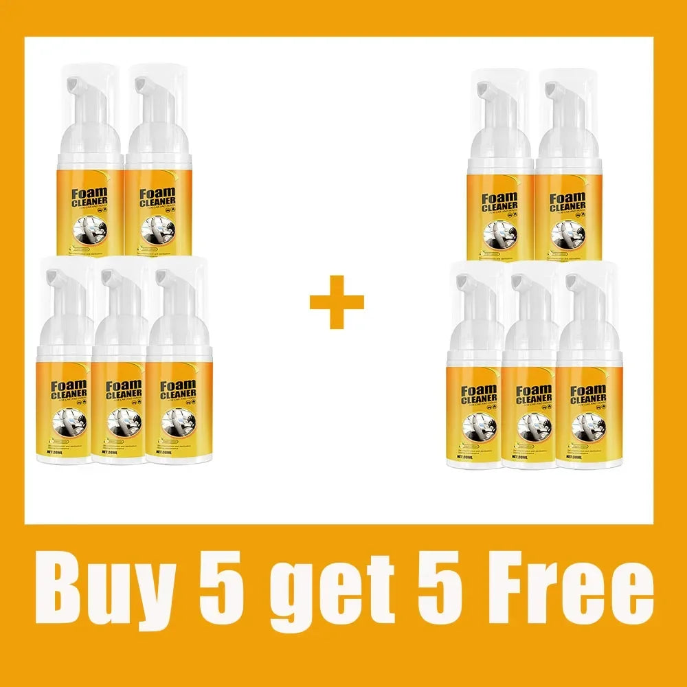 Nettoyant Mousse Multi-Usages Intérieur Voiture et Maison