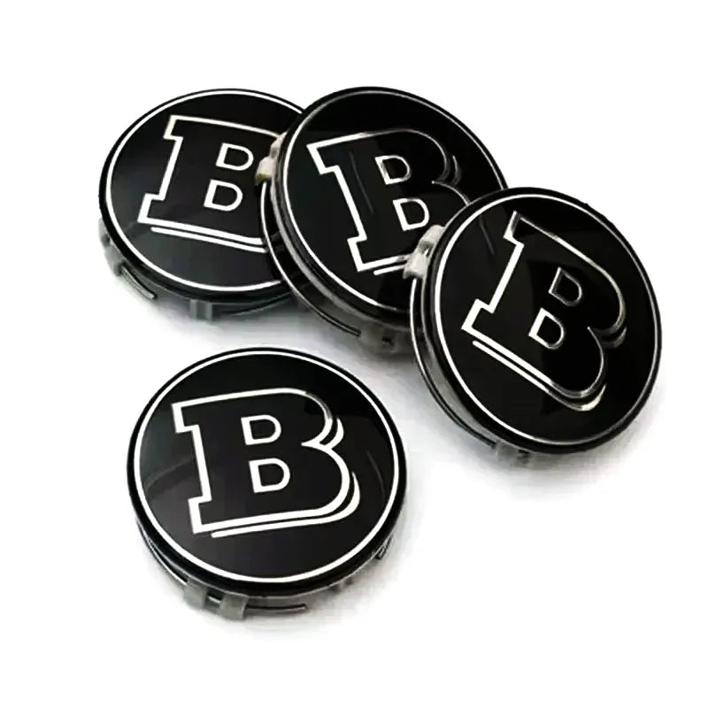 4pcs Enjoliveurs de moyeu 75mm pour Mercedes Benz