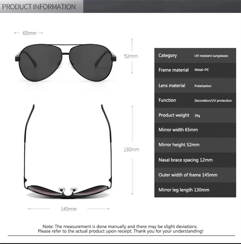 Lunettes de conduite polarisées luxe