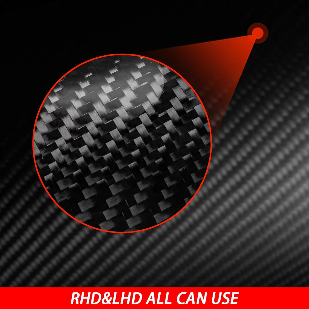 Bande décorative de coffre arrière en fibre de carbone pour Mercedes-Benz