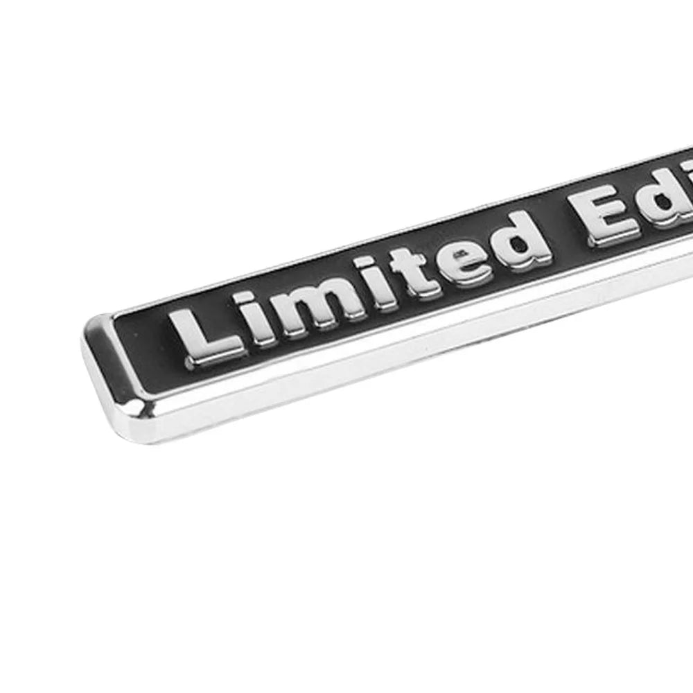 Insigne métallique 3D Limited Edition pour voiture et moto
