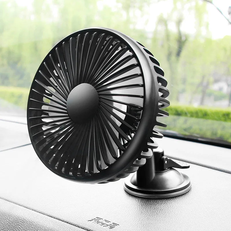 Ventilateur double tête pour voiture