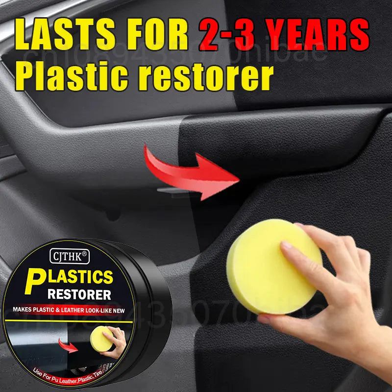 Rénovateur plastique et cuir pour voiture – cire de protection et restauration