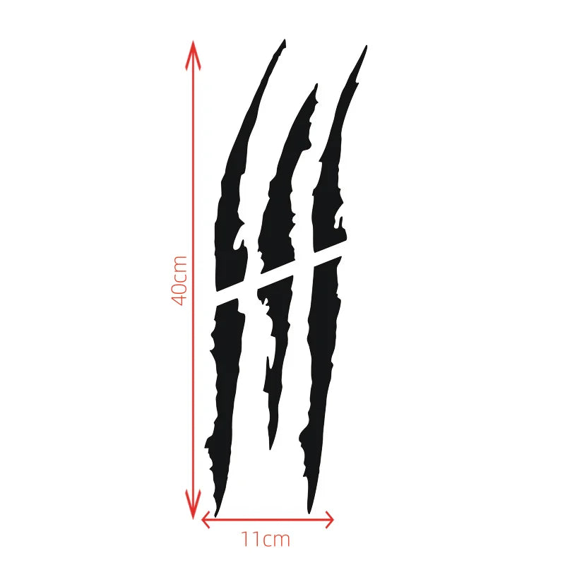 Autocollant Réfléchissant Griffes de Monstre