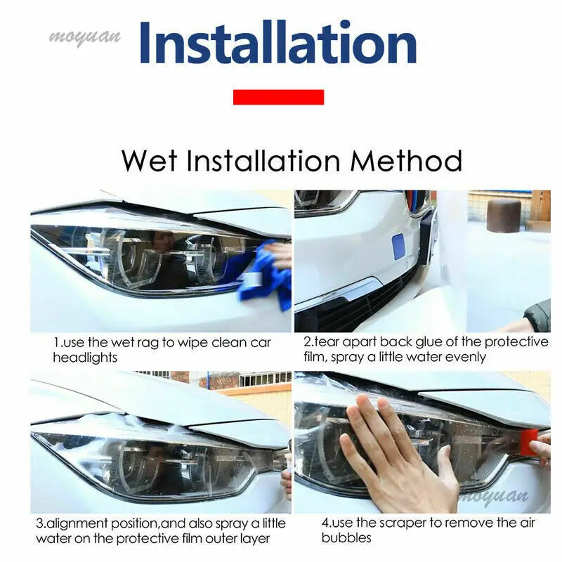 Film de protection pour phares Audi E-Tron 55 Quattro 2019–2020