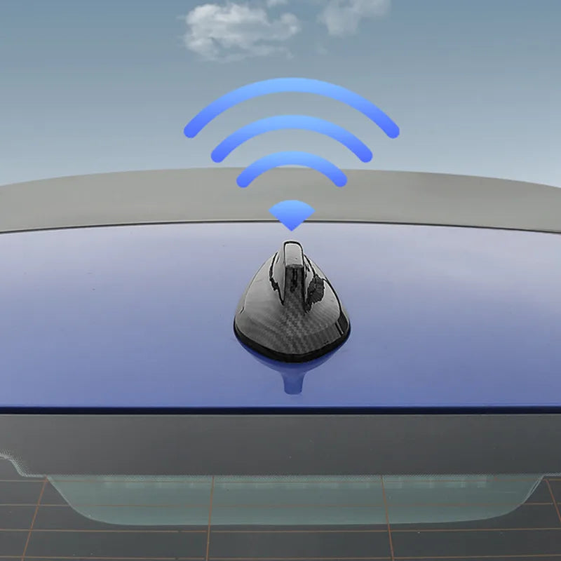 Couvre-Antenne Aileron de Requin Carbone