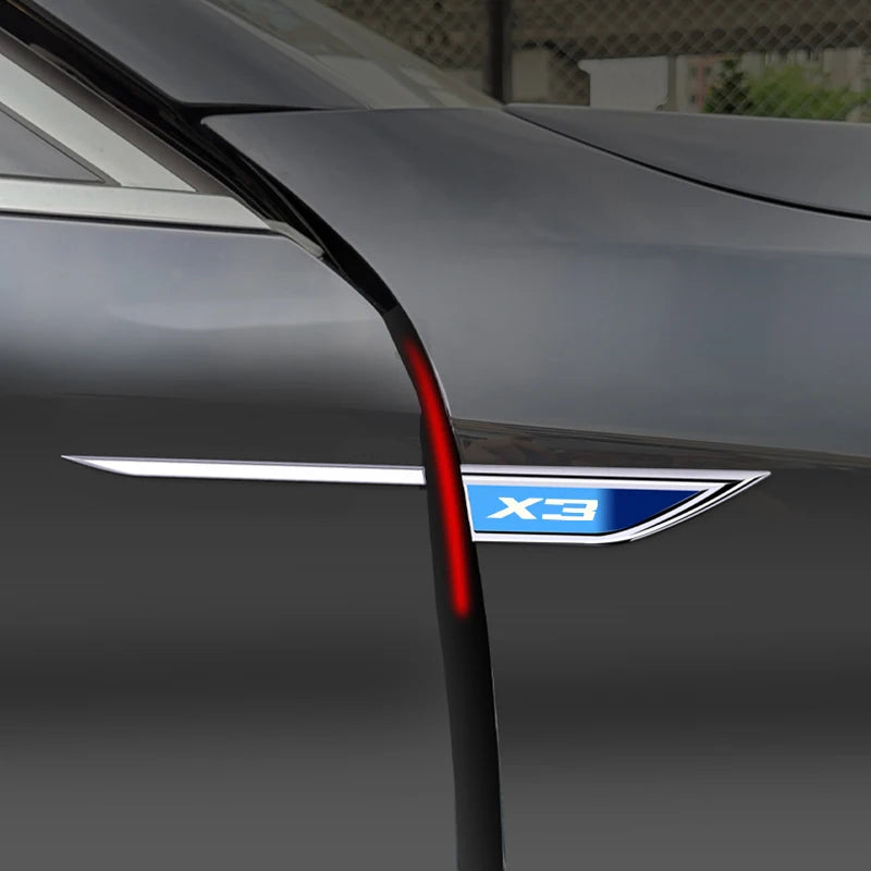 Autocollants latéraux 3D pour portes BMW X1 à X7