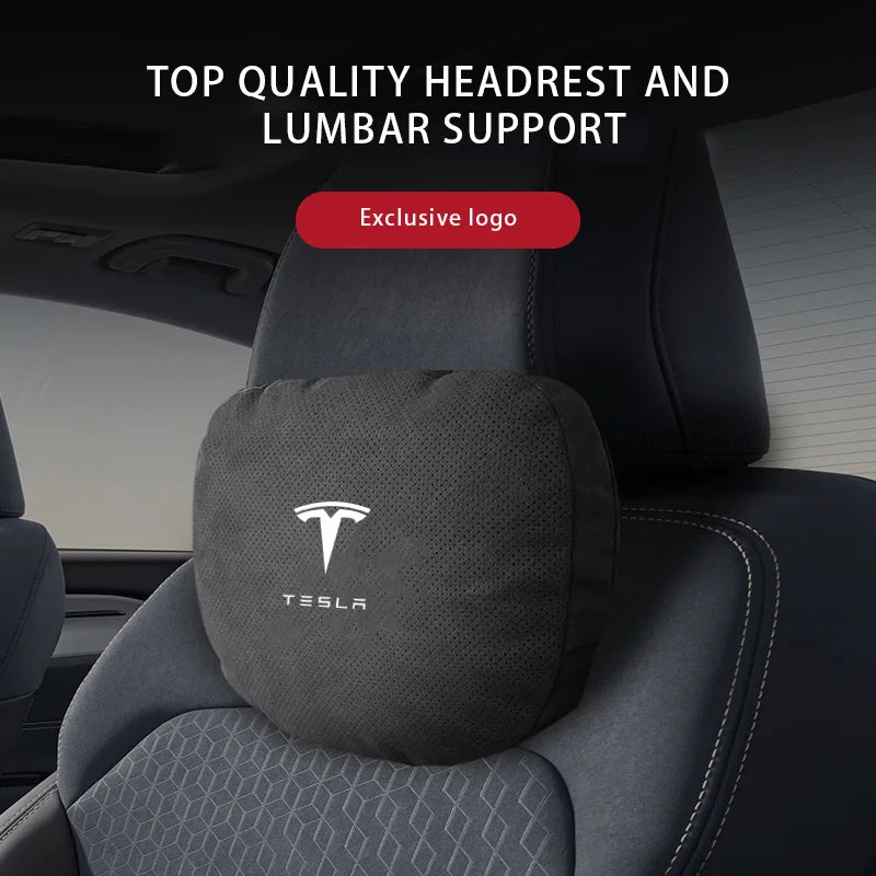 Appui-tête et coussin lombaire pour Tesla