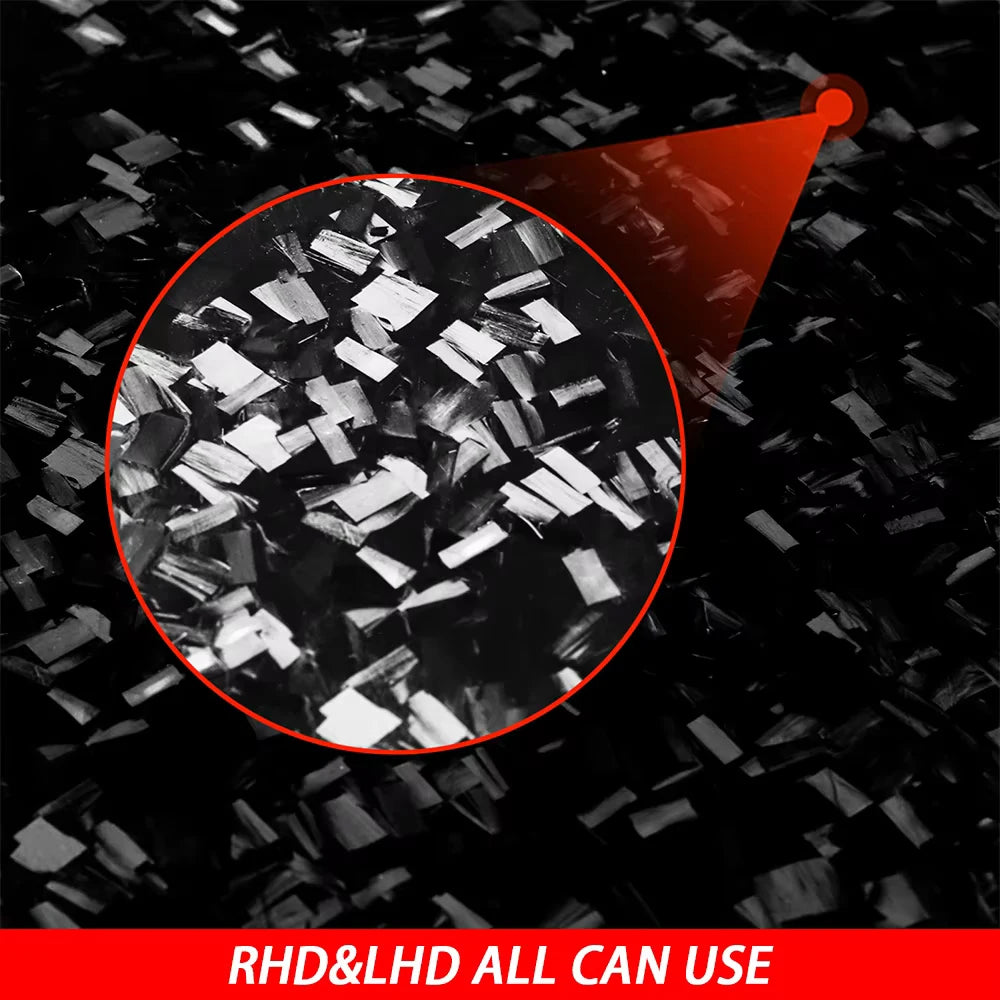 Bande décorative de coffre arrière en fibre de carbone pour Mercedes-Benz