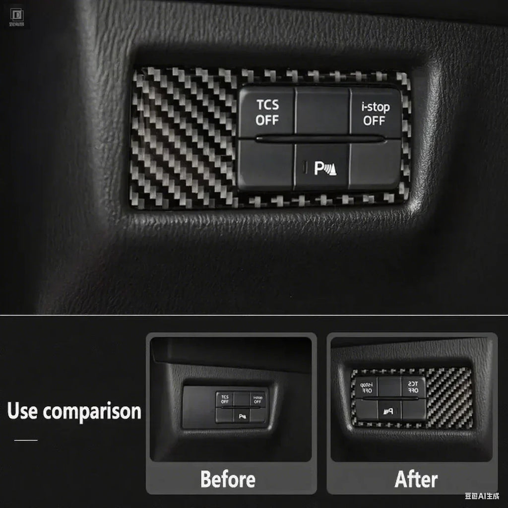 Film protecteur carbone 5D intérieur pour Mercedes-Benz