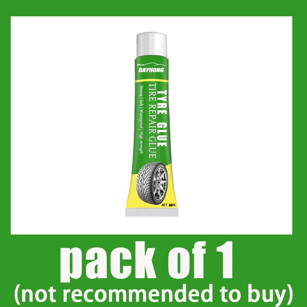 Colle de Réparation de Pneus Noire – Solution Rapide