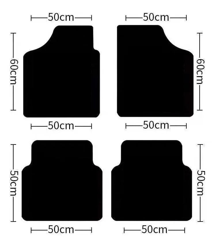 Tapis de sol voiture 2 ou 4 pièces pour Mercedes-Benz