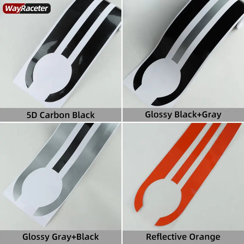 Bande adhésive capot décorative pour BMW