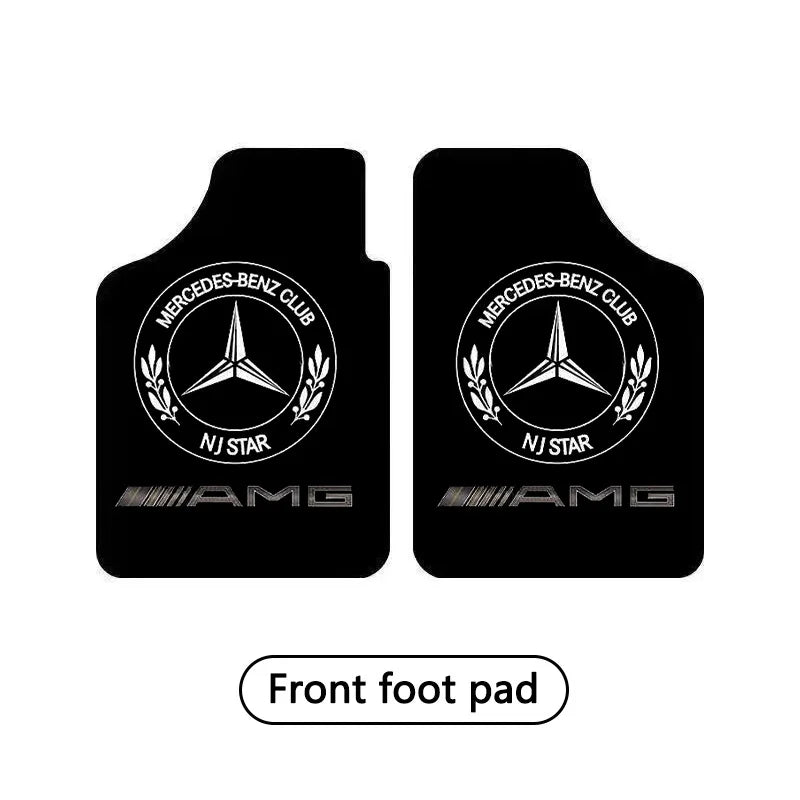 Tapis de sol voiture en cuir PU étanche – Protection intérieure pour Mercedes-Benz