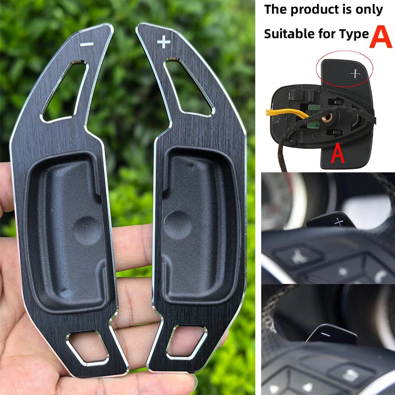 Palette de changement de vitesse en alliage pour Mercedes Benz