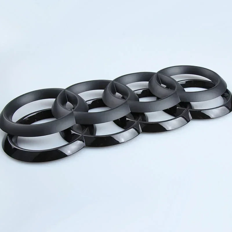 Cache-logo Audi en ABS pour emblème à quatre anneaux (195–288 mm)