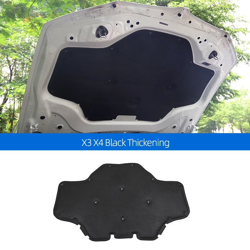 Isolation phonique et thermique de capot moteur pour BMW X3 G01 / X4 G02