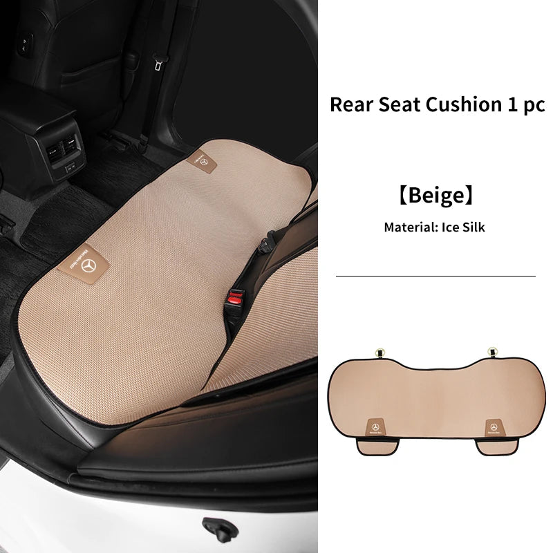 Coussin de siège auto antidérapant en soie glacée pour Mercedes-Benz