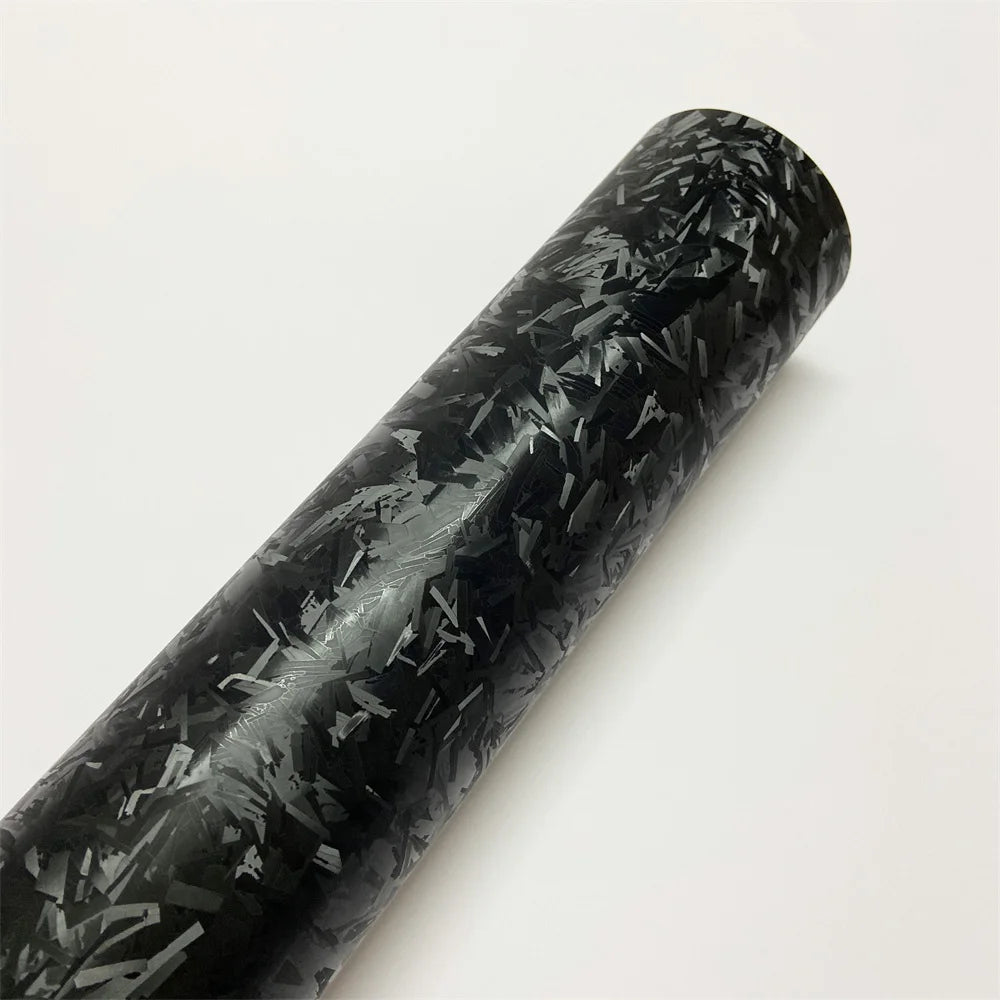 Film vinyle carbone forgé noir premium