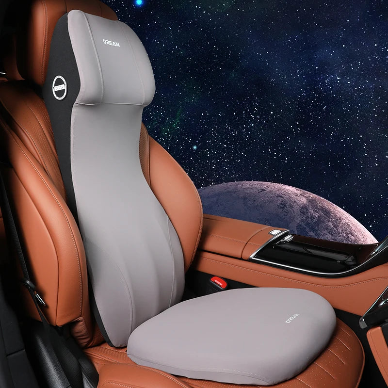 Coussin de soutien lombaire et appui-tête en mousse à mémoire