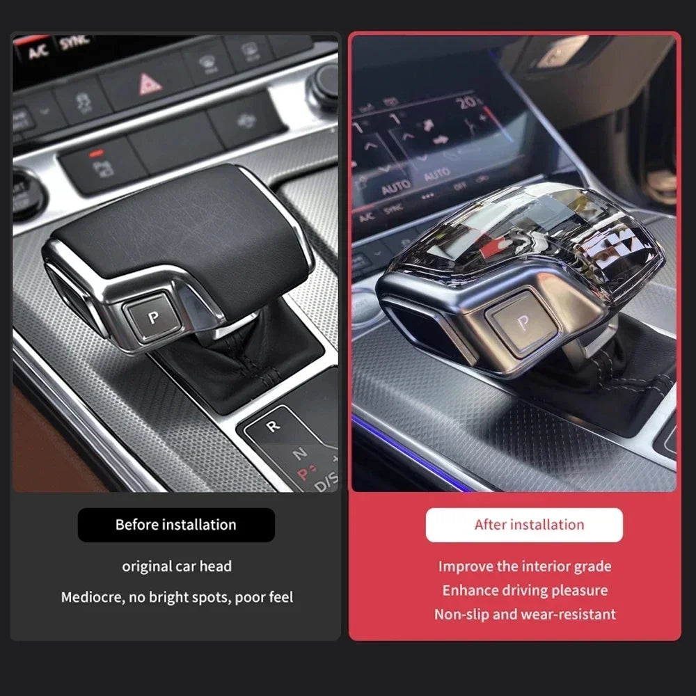 Cache levier de vitesse cristal pour Audi