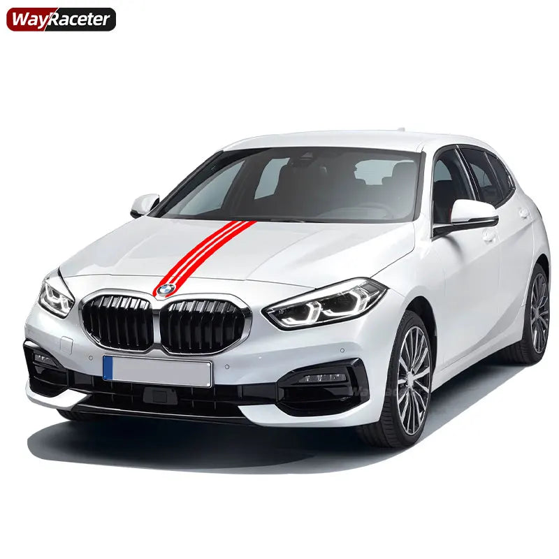 Bande adhésive capot décorative pour BMW