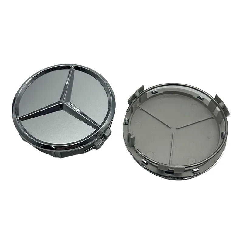 4pcs Enjoliveurs de moyeu 75mm pour Mercedes Benz