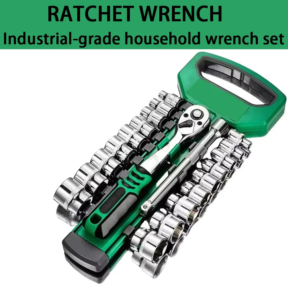 Set de clés à douille et cliquet pour voiture – Outils de réparation auto