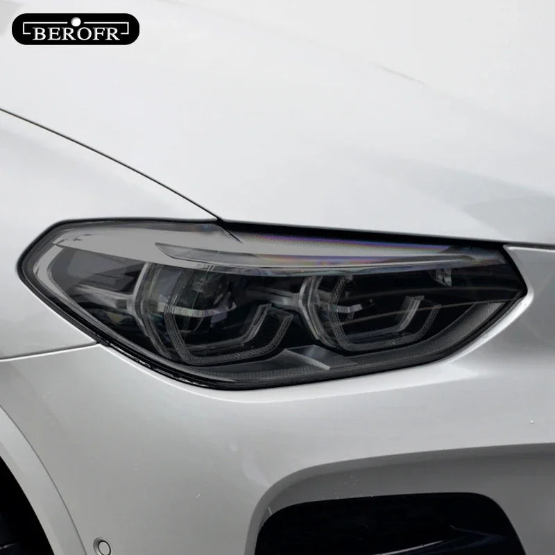 Film protecteur phare avant fumé ou transparent pour BMW