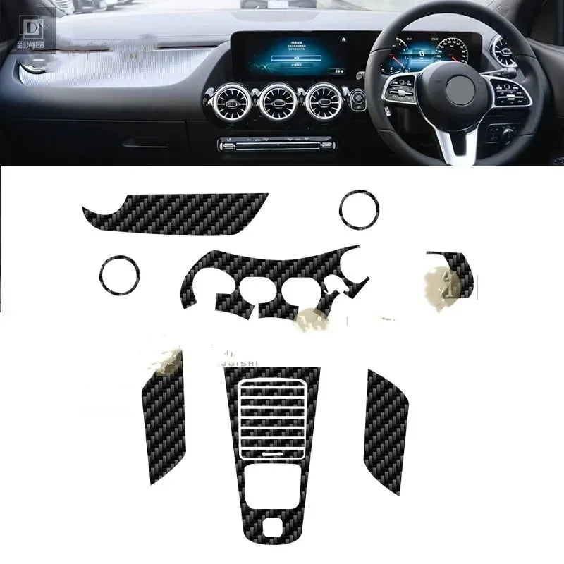 Film protecteur carbone 5D intérieur pour Mercedes-Benz