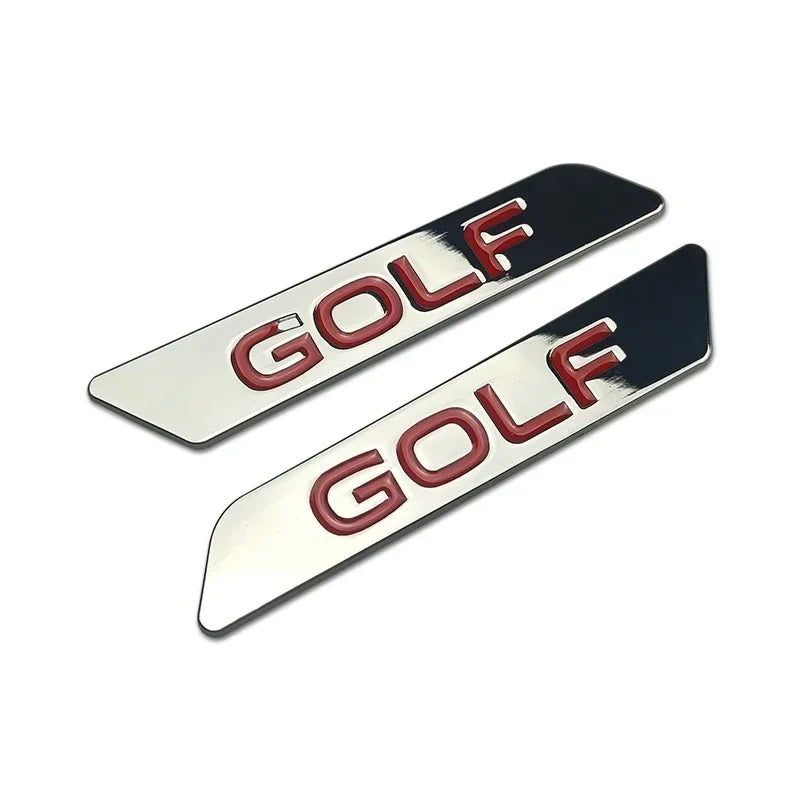 Stickers logo Golf pour poignée de réglage de siège Volkswagen