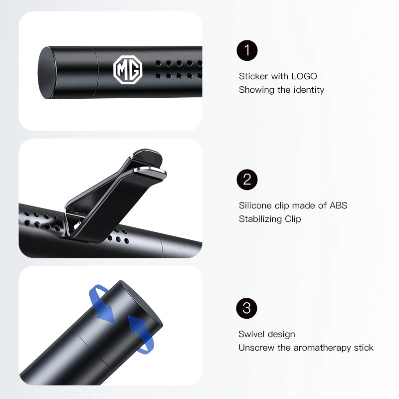 Diffuseur de parfum pour voiture -  pince de ventilation