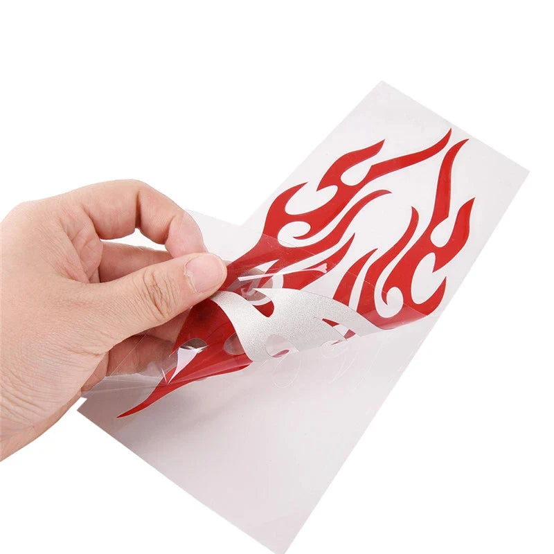 Autocollants flammes réfléchissants pour carrosserie de voiture