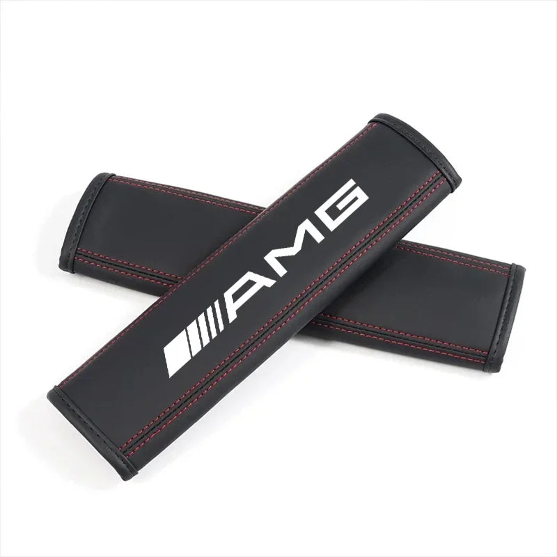 Housse de ceinture de sécurité en cuir PU pour Mercedes Benz