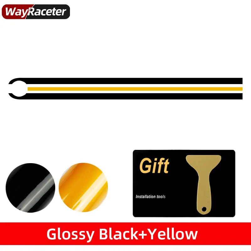 Bande adhésive capot décorative pour BMW