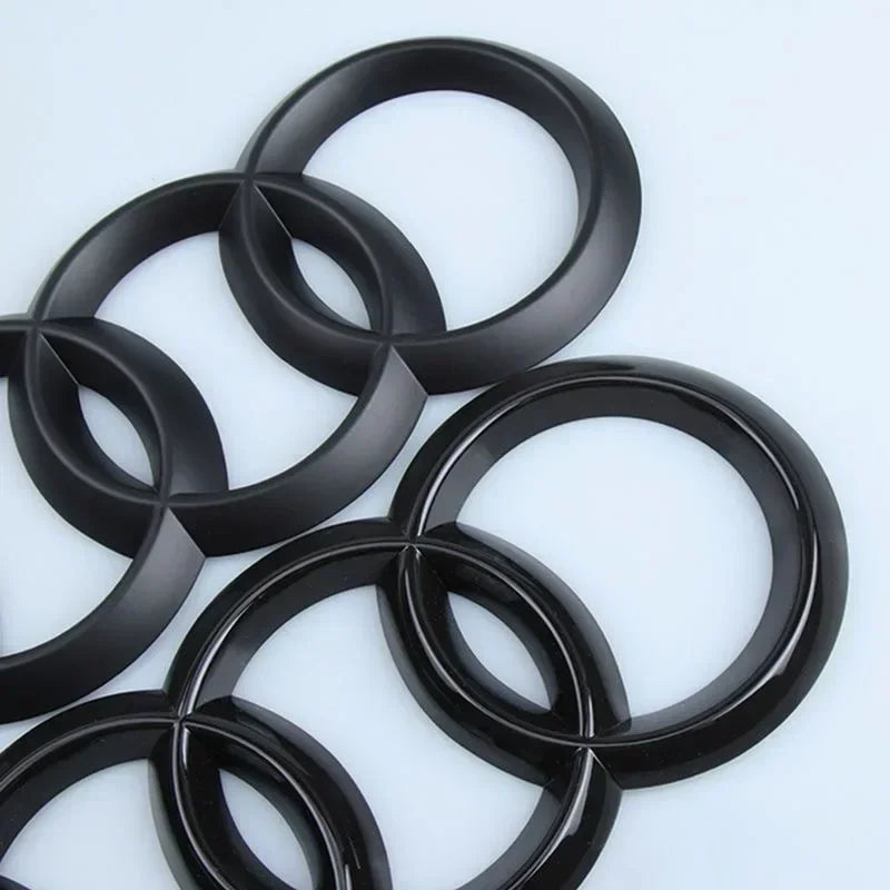 Cache-logo Audi en ABS pour emblème à quatre anneaux (195–288 mm)